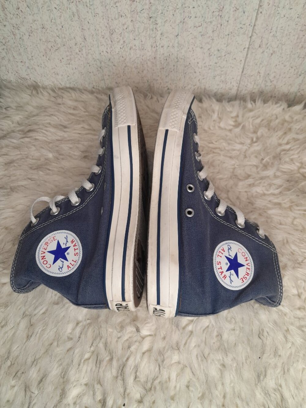 Converse All Star Blue High Tops Size 5-1/2